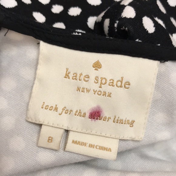 Kate Spade Spot Ponte Dress Jazz Things Up Size 8 - Picture 13 of 13